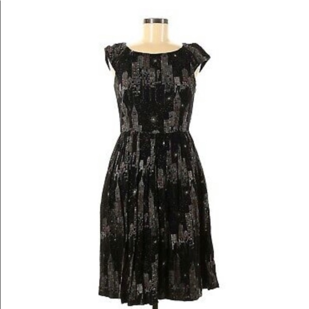 New York City Skyline cap sleeve dress from ModCloth (XL)